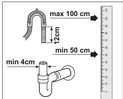 BEKO LVI62F - Raccordement du conduit d'évacuation - 1
