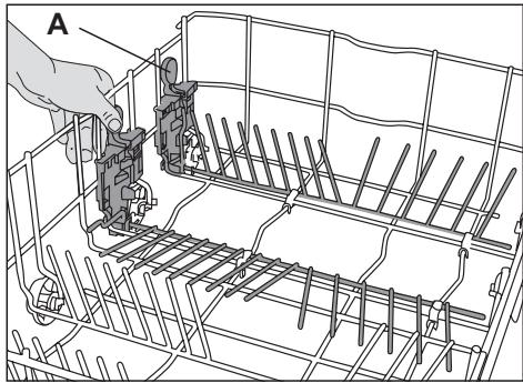 BEKO LVI62F - Tiges du panier inférieur rétractables (2 pieces) (varie selon le modele) - 1