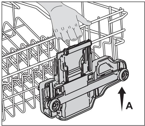BEKO LVI62F - Pour abaiser le panier: - 1