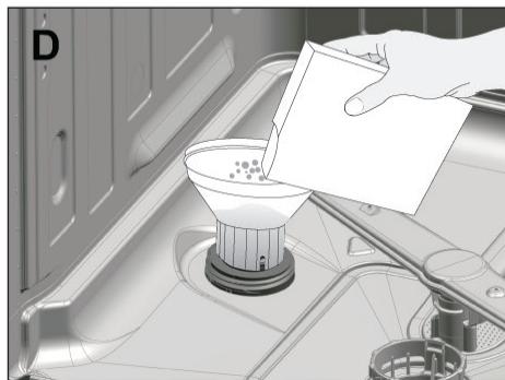 BEKO LVI62F - Ajout du sel - 4