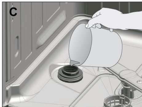 BEKO LVI62F - Ajout du sel - 3