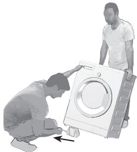 BEKO WITV8714B0W - Retrait des renforts de conditionnement - 1