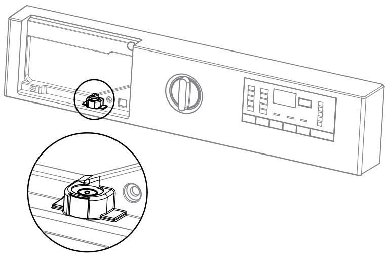 BEKO WITV8714B0W - Réglage des pieds avec le niveau d'eau - 1