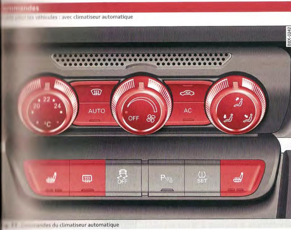 AUDI A1 2010 - Climatiseur manuel* - 2
