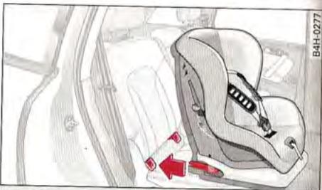 AUDI A1 2010 - Fixation des sièges-enfants avec ISOFIX - 2