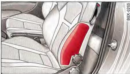AUDI A1 2010 - Description des airbags lateraux - 1