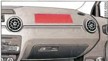 AUDI A1 2010 - Description des airbags frontaux - 2