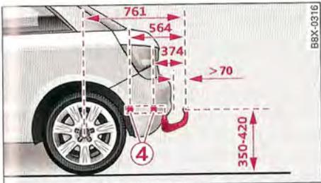AUDI A1 2010 - Dispositif d'attelage (montage ultérieur) - 1