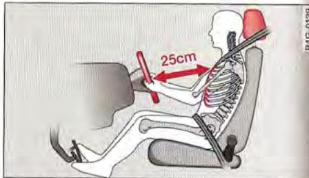AUDI A1 2010 - Position assise correcte du conducteur - 1