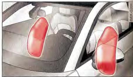AUDI A1 2010 - Fonctionnement des airbags latéraux - 1