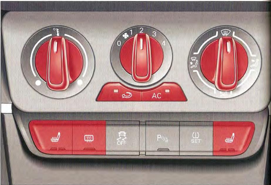 AUDI A1 2010 - Commandes - 1
