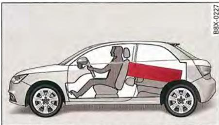 AUDI A1 2010 - Chargement du coffre à bagages - 1