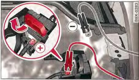 AUDI A1 2010 - Recharge de la batterie - 2