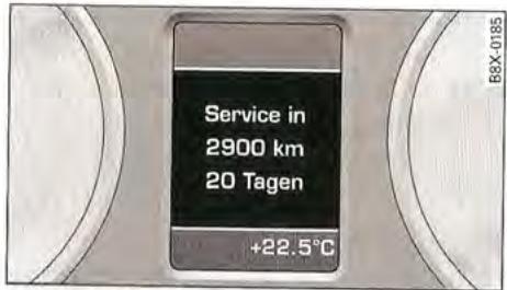 AUDI A1 2010 - Indicateur de periodicité d'entretien - 1