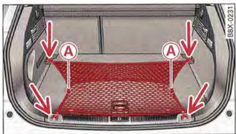 AUDI A1 2010 - Filet à bagages/sac à bagages - 1