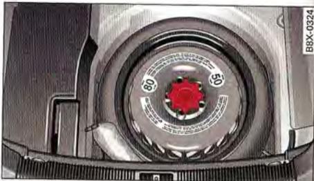 AUDI A1 2010 - Roue d'urgence* (roue de secours plate) - 1