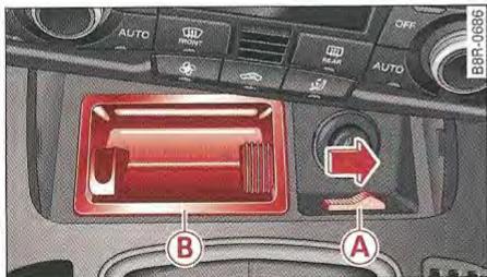 AUDI Q5 2012 PARTIE1 - Déverrouillage d'urgence du levier sélecteur - 1