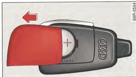 AUDI SQ5 2012 PARTIE1 - Remplacement de la pile de la radiocommande - 1