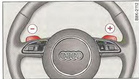 AUDI SQ5 2012 PARTIE1 - Passage manuel des rapports (mode tiptronic) - 2