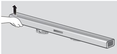 SAMSUNG HW-J450 - SMONTAGGIO DEL SUPPORTO PER MONTAGGIO A PARETE - 1