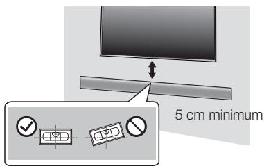 SAMSUNG HW-J450 - Précautions d'installation - 1