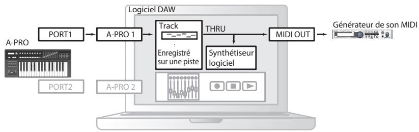ROLAND A-300PRO - Deux ports MIDI - 1