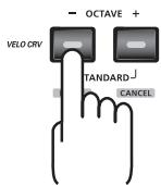 ROLAND A-500S - Émission d'un message «GM2 system on - 5