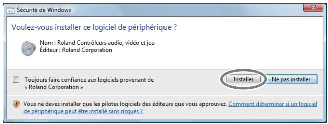 ROLAND A-500S - Installation du pilote - 2