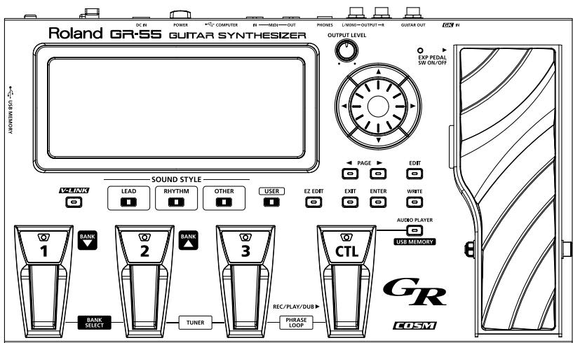 ROLAND GR-55GK - Réglages - 1