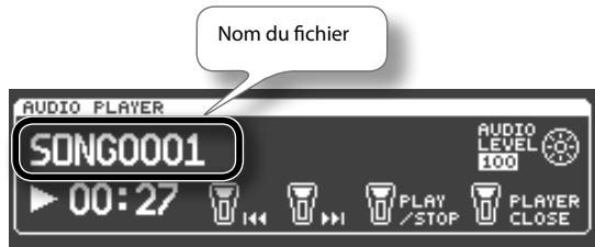 ROLAND GR-55GK - Reproduire des données audio - 1