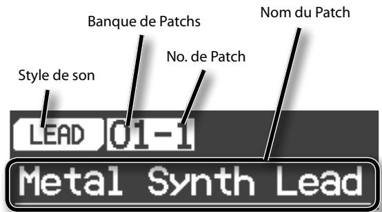 ROLAND GR-55GK - Page principale - 1
