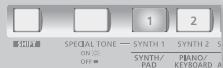 ROLAND LUCINA AX-09-BK - Maintenez le bouton [TRANSPOSE] enfoncé. - 4