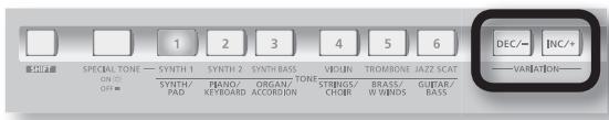 ROLAND LUCINA AX-09-BK - Sélection d'un son normal - 2