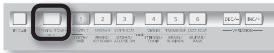 ROLAND LUCINA AX-09-BK - Sélection d'un son spécial - 1