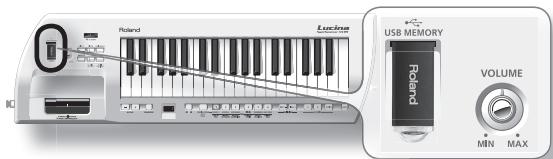 ROLAND LUCINA AX-09-BK - Copie de fichiers audio à partir de votre ordinateur sur une clé USB - 2