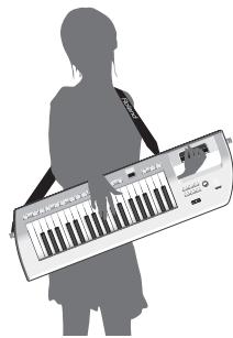 ROLAND LUCINA AX-09-BK - Fixation de la bandoulière - 1