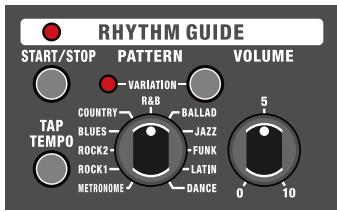 ROLAND M-CUBE-RX - De RHYTHM GUIDE gebruiken - 1