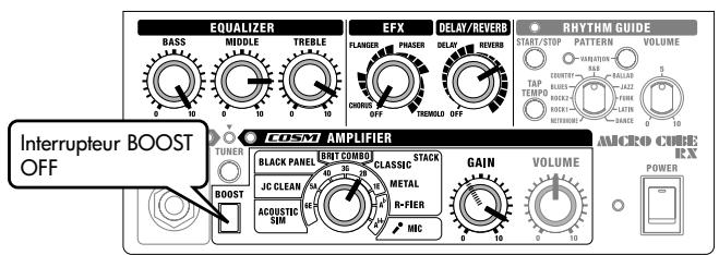 ROLAND M-CUBE-RX - Exemples de réglage - 3