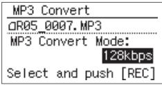 ROLAND R-05 - Création d'un fichier MP3 - 2