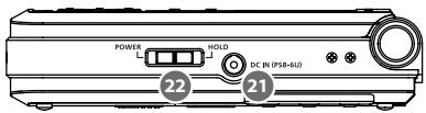 ROLAND R-05 - Fente de carte SD - 1