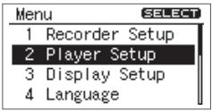 ROLAND R-05 - Réglages play mode et repeat - 1