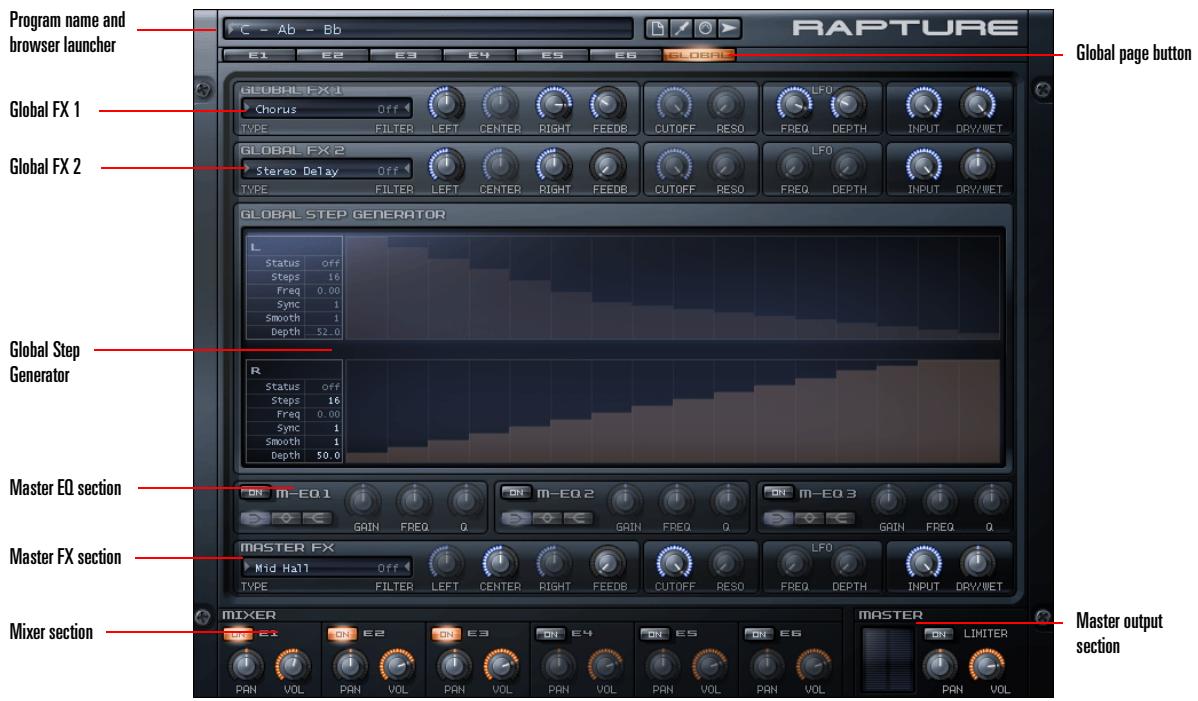 ROLAND RAPTURE - The Main Interface - 2