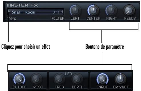 ROLAND RAPTURE - Appliqueur un effet maître à un programme - 1