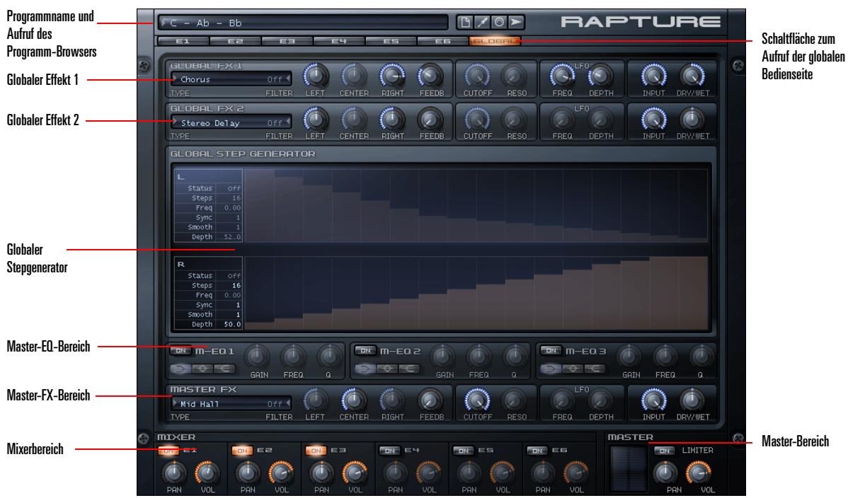 ROLAND RAPTURE - Das Hauptfenster - 2