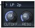 ROLAND RAPTURE - Utilisation des filtres - 1