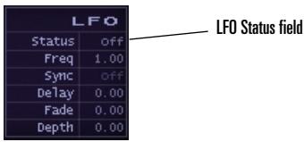 ROLAND RAPTURE - To Control an Envelope's LFO - 1