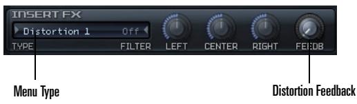 ROLAND RAPTURE - Mode distorsion - 1