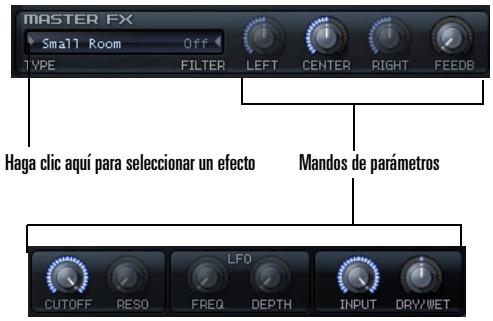 ROLAND RAPTURE - Para aplicar efectos Master a un programa - 1