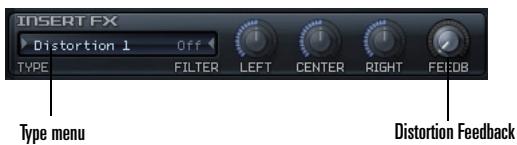 ROLAND RAPTURE - Distortion Mode - 1