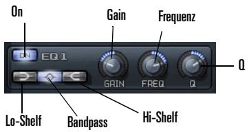 ROLAND RAPTURE - Verwendendes Equalizers - 1
